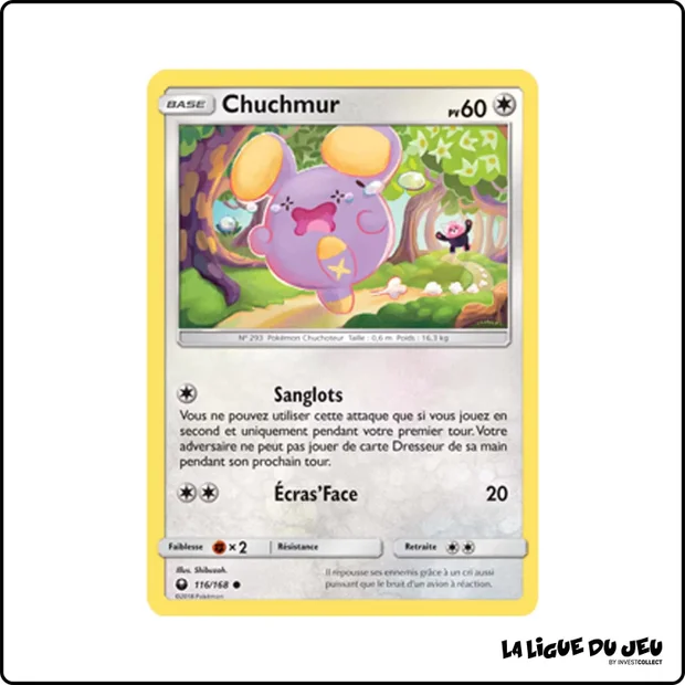 Commune - Pokemon - Tempête Céleste - Chuchmur 116/168