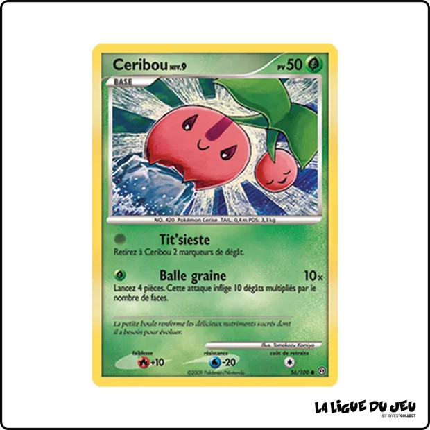Commune - Pokemon - Tempête - Ceribou 56/100