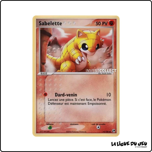 Commune - Pokemon - Tempête de Sable - Sabelette 75/100