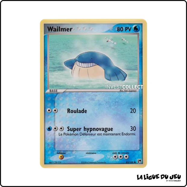 Commune - Pokemon - Tempête de Sable - Wailmer 83/100