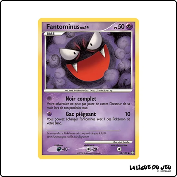 Commune - Pokemon - Tempête - Fantominus 62/100