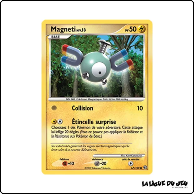 Commune - Pokemon - Tempête - Magneti 67/100
