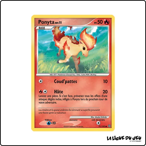 Commune - Pokemon - Tempête - Ponyta 71/100