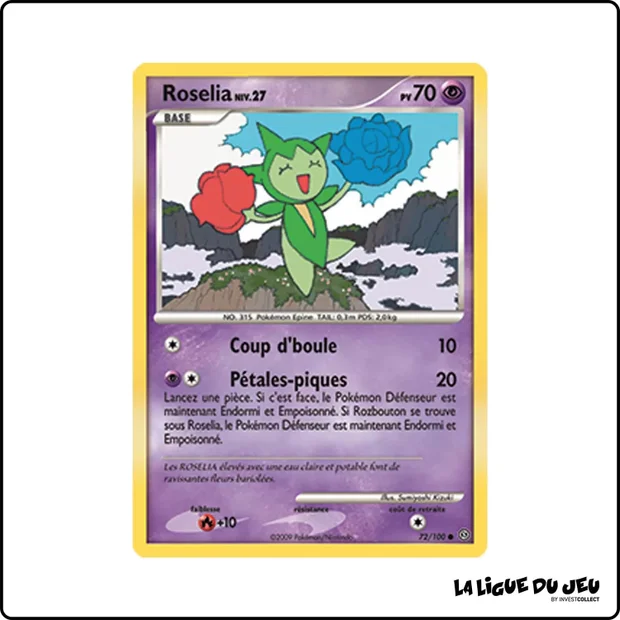 Commune - Pokemon - Tempête - Roselia 72/100