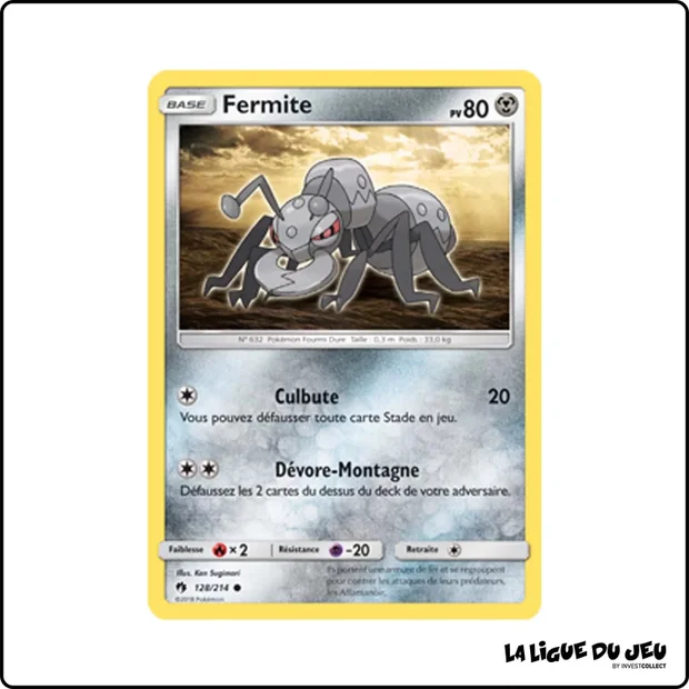 Commune - Pokemon - Tonnerre Perdu - Fermite 128/214