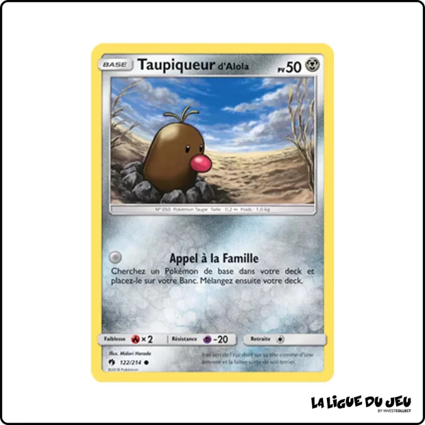 Commune - Pokemon - Tonnerre Perdu - Taupiqueur d'Alola 122/214