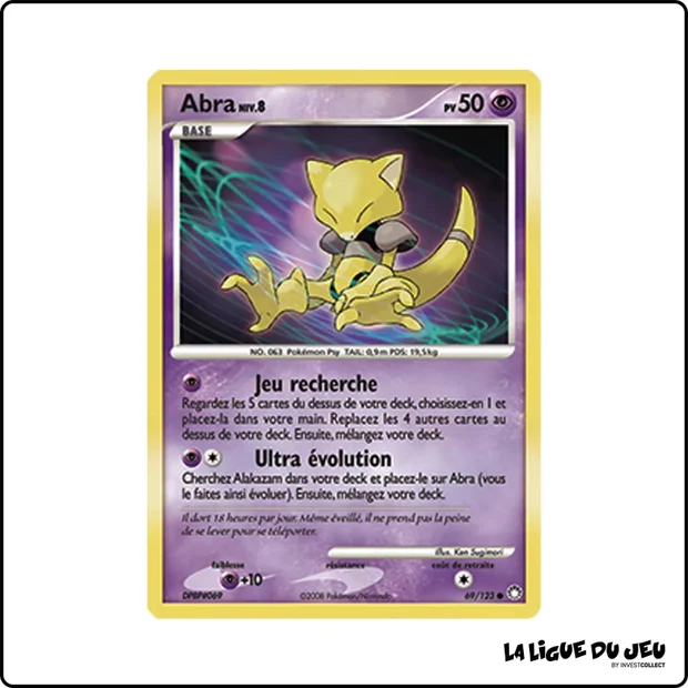 Commune - Pokemon - Trésors Mystérieux - Abra 69/123