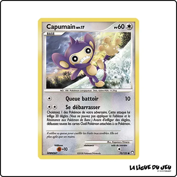 Commune - Pokemon - Trésors Mystérieux - Capumain 70/123
