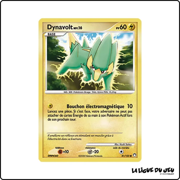 Commune - Pokemon - Trésors Mystérieux - Dynavolt 81/123