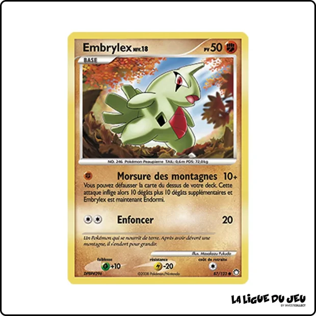 Commune - Pokemon - Trésors Mystérieux - Embrylex 87/123