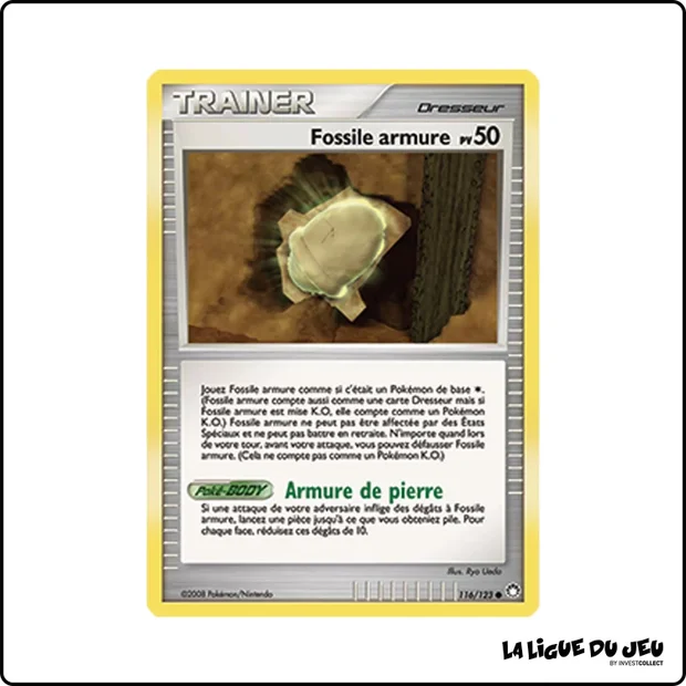 Commune - Pokemon - Trésors Mystérieux - Fossile armure 116/123