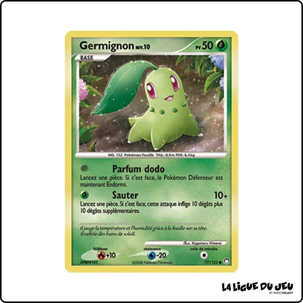 Commune - Pokemon - Trésors Mystérieux - Germignon 77/123