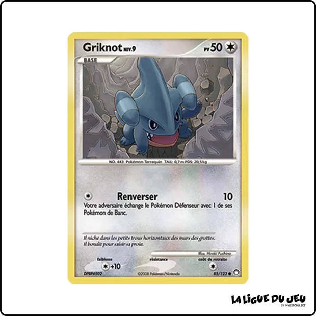 Commune - Pokemon - Trésors Mystérieux - Griknot 85/123
