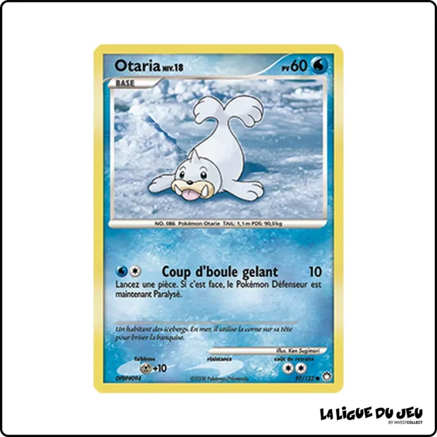Commune - Pokemon - Trésors Mystérieux - Otaria 97/123