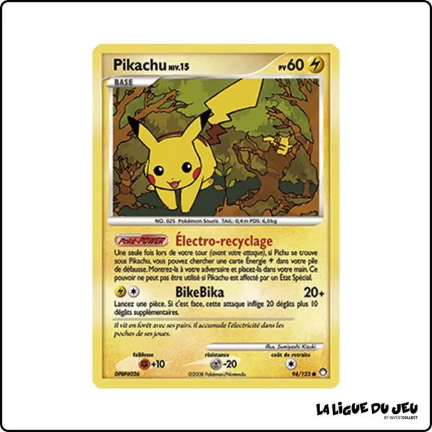 Commune - Pokemon - Trésors Mystérieux - Pikachu 94/123