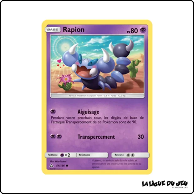 Commune - Pokemon - Ultra-Prisme - Rapion 54/156