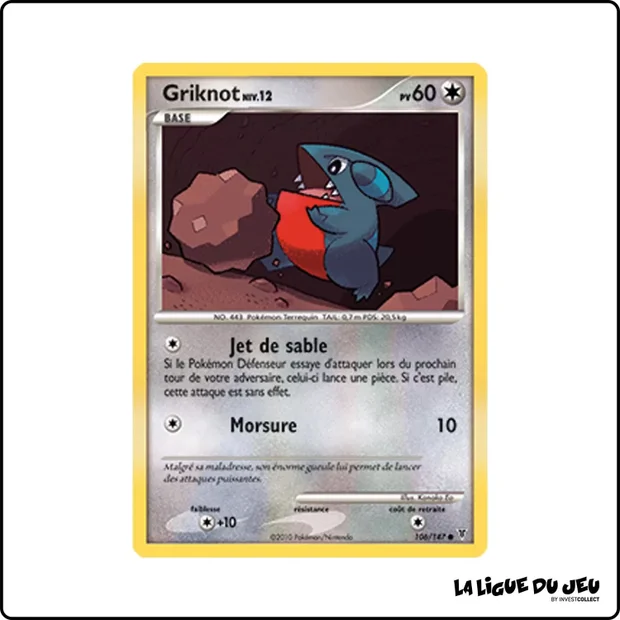Commune - Pokemon - Vainqueurs Suprêmes - Griknot 106/147