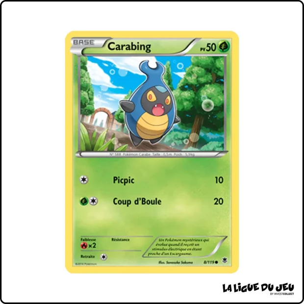 Commune - Pokemon - Vigueur Spectrale - Carabing 8/119