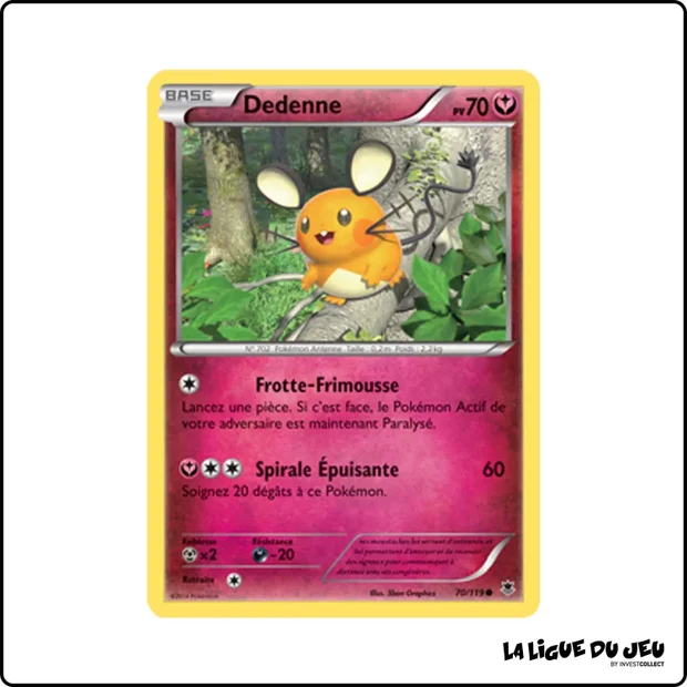 Commune - Pokemon - Vigueur Spectrale - Dedenne 70/119