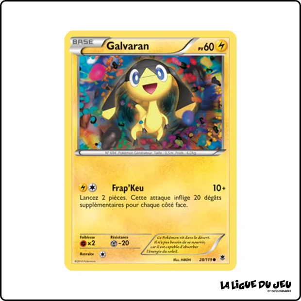 Commune - Pokemon - Vigueur Spectrale - Galvaran 28/119
