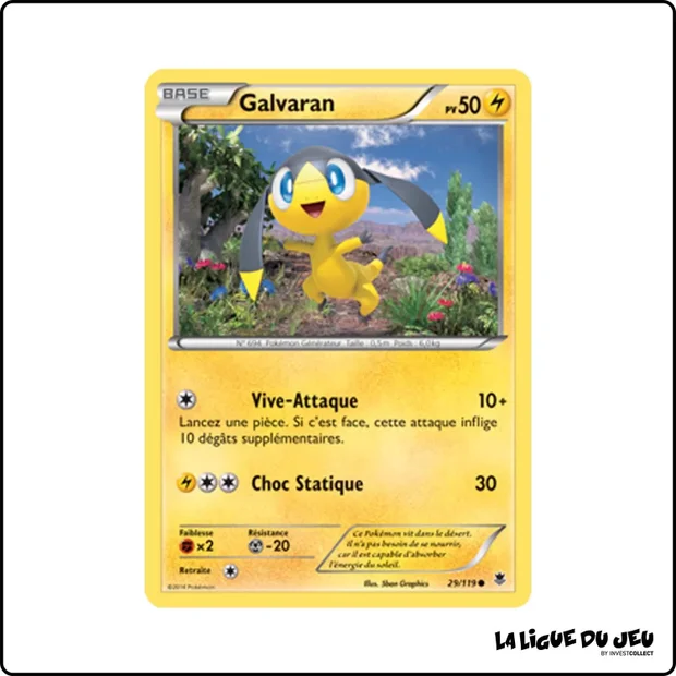 Commune - Pokemon - Vigueur Spectrale - Galvaran 29/119