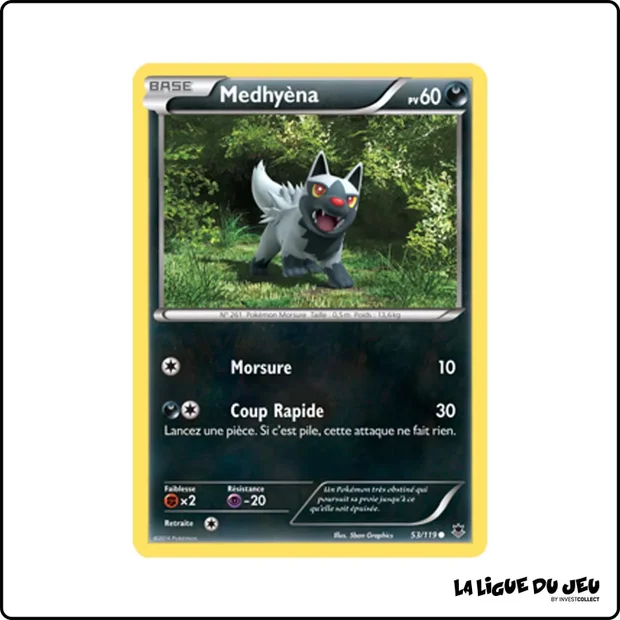 Commune - Pokemon - Vigueur Spectrale - Medhyèna 53/119