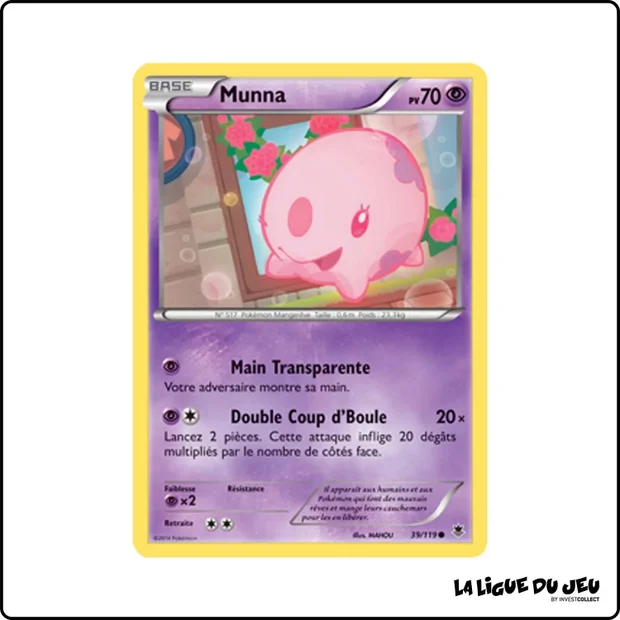 Commune - Pokemon - Vigueur Spectrale - Munna 39/119