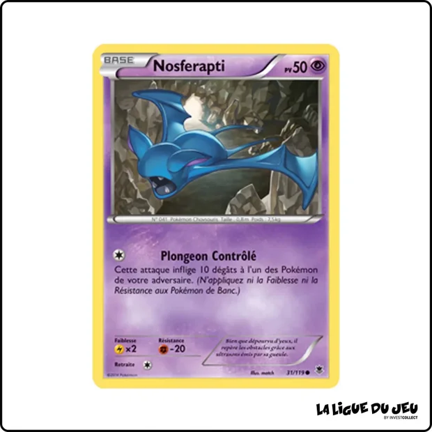 Commune - Pokemon - Vigueur Spectrale - Nosferapti 31/119