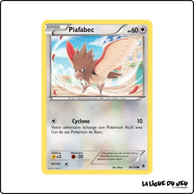 Commune - Pokemon - Vigueur Spectrale - Piafabec 78/119