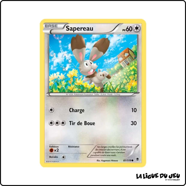 Commune - Pokemon - Vigueur Spectrale - Sapereau 87/119
