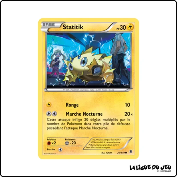 Commune - Pokemon - Vigueur Spectrale - Statitik 26/119
