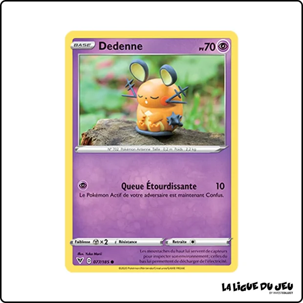 Commune - Pokemon - Voltage Éclatant - Dedenne 77/185