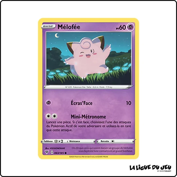 Commune - Pokemon - Voltage Éclatant - Mélofée 63/185