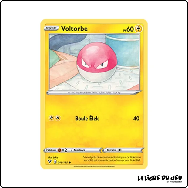 Commune - Pokemon - Voltage Éclatant - Voltorbe 45/185