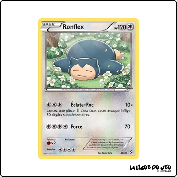 Commune - Pokemon - XY Bienvenue à Kalos - Ronflex 26/39