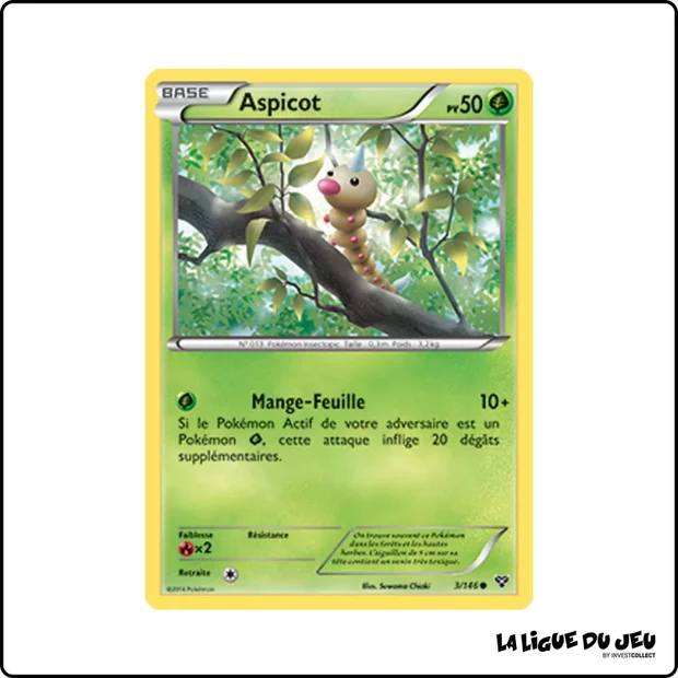 Commune - Pokemon - XY de Base - Aspicot 3/146