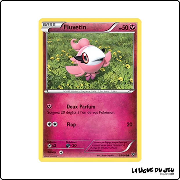 Commune - Pokemon - XY de Base - Fluvetin 92/146