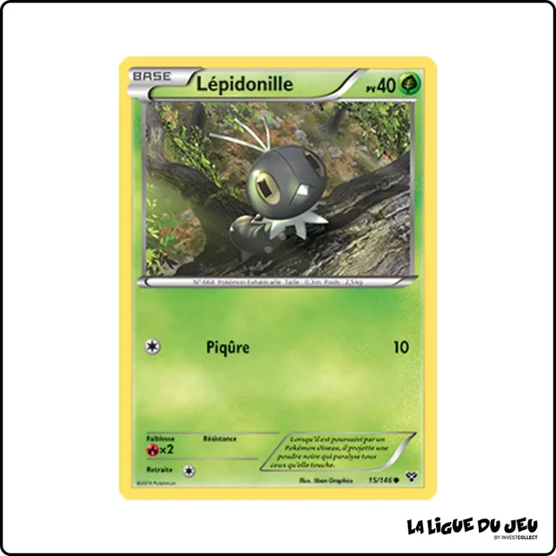 Commune - Pokemon - XY de Base - Lépidonille 15/146