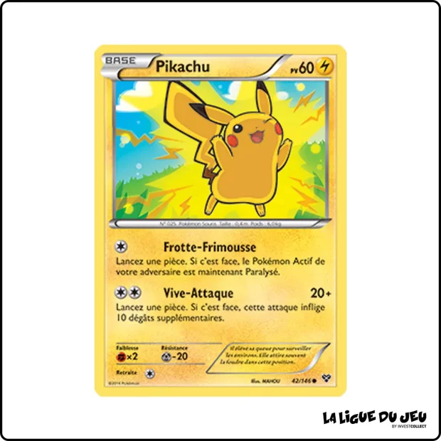 Commune - Pokemon - XY de Base - Pikachu 42/146