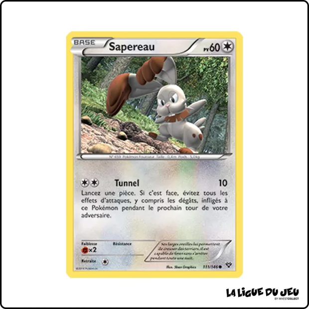 Commune - Pokemon - XY de Base - Sapereau 111/146