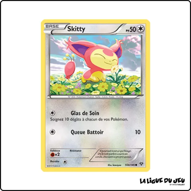 Commune - Pokemon - XY de Base - Skitty 104/146