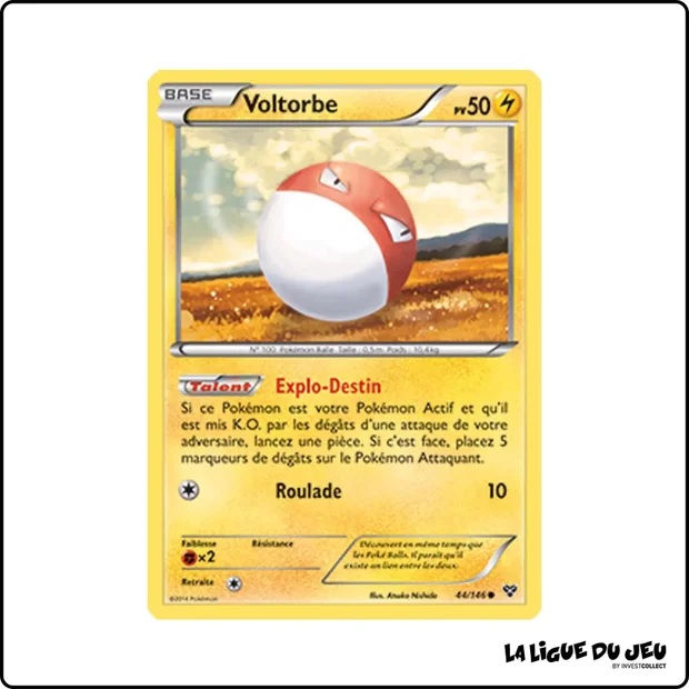 Commune - Pokemon - XY de Base - Voltorbe 44/146