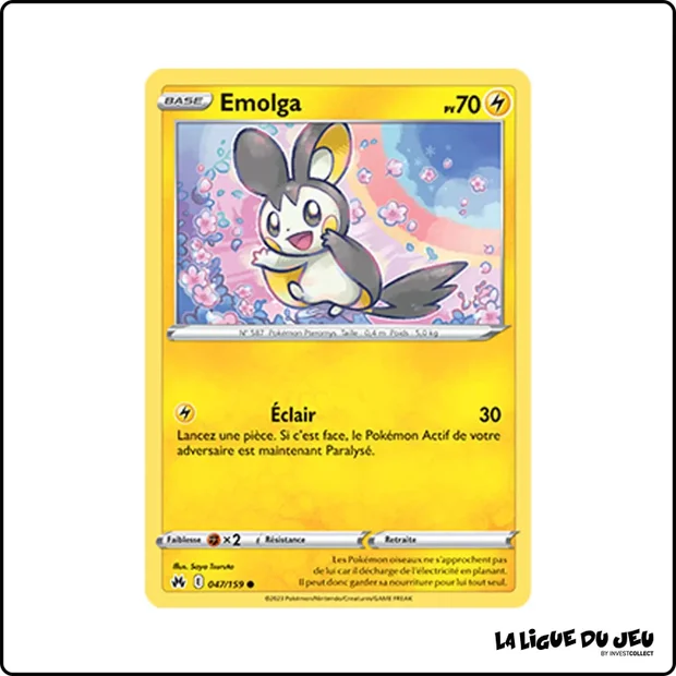 Commune - Pokemon - Zénith Suprême - Emolga 47/159