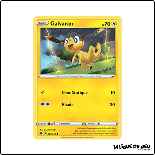 Commune - Pokemon - Zénith Suprême - Galvaran 49/159