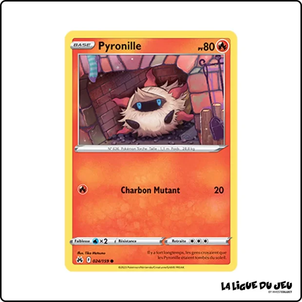 Commune - Pokemon - Zénith Suprême - Pyronille 24/159