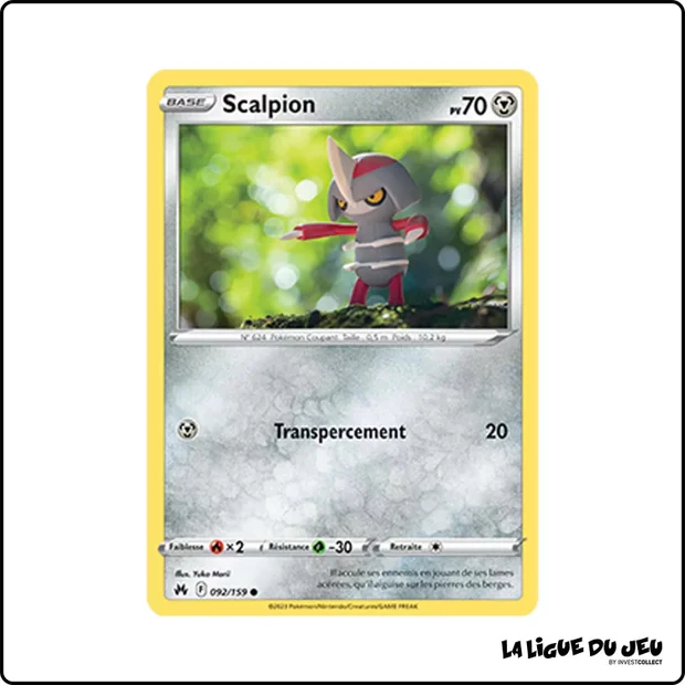 Commune - Pokemon - Zénith Suprême - Scalpion 92/159