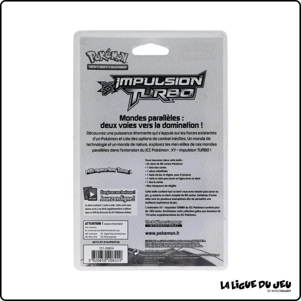 Deck Blister - Pokemon - XY Impulsion Turbo - Flamme Etincelante - Scellé - Français