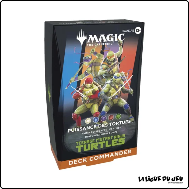 Deck - Magic the Gathering - Commander - Les Tortues Ninja - Puissance des Tortues - Scellé - Français