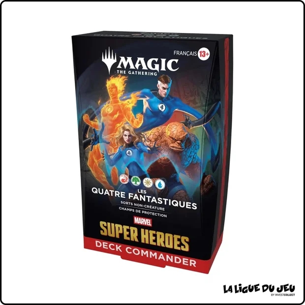 Deck - Magic the Gathering - Commander - Marvel Super Heroes - Les Quatre Fantastiques - Scellé - Français