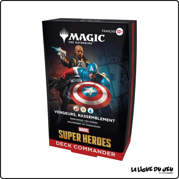 Deck - Magic the Gathering - Commander - Marvel Super Heroes - Vengeurs, Rassemblement - Scellé - Français